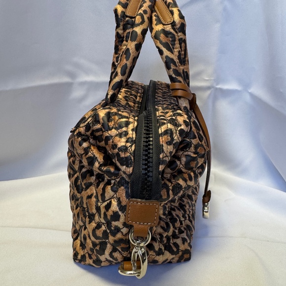 Brighton Leopard Quilted Handbag with Crossbody Strap - Picture 5 of 12